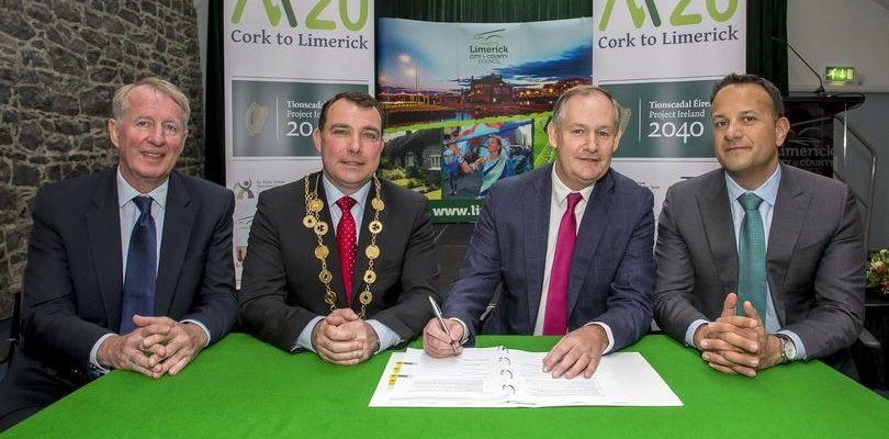 Contract Awarded for M20 Cork to Limerick Road Improvement Scheme